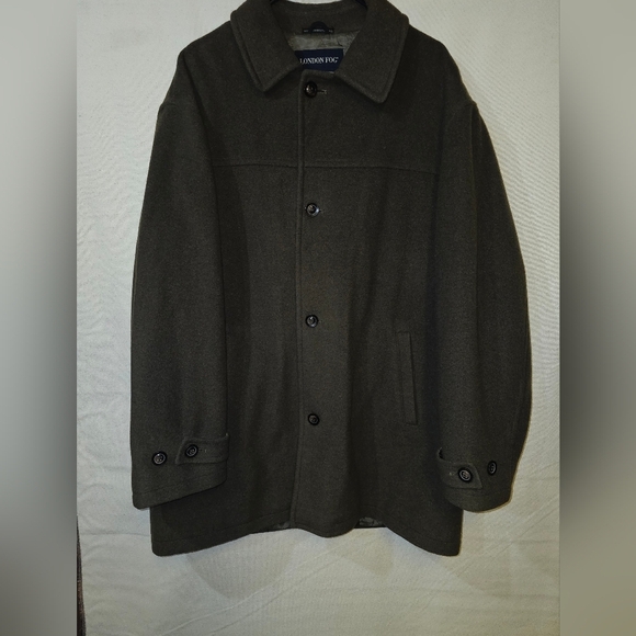 London Fog Other - London Fog Men's Khaki Pea Coat